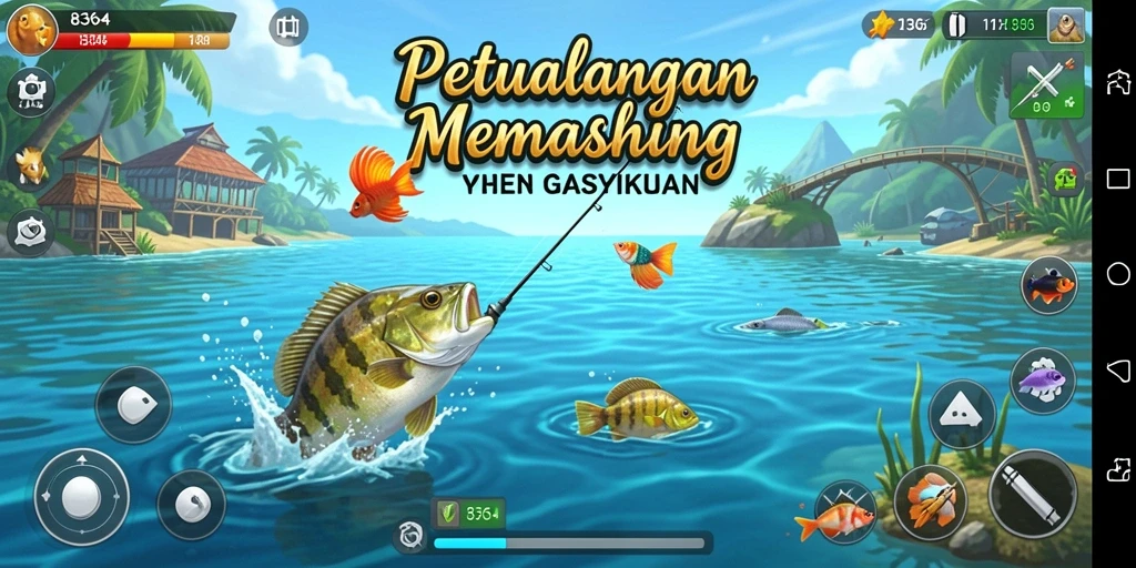 Gameplay memancing yang menantang dan menakjubkan di 8364.