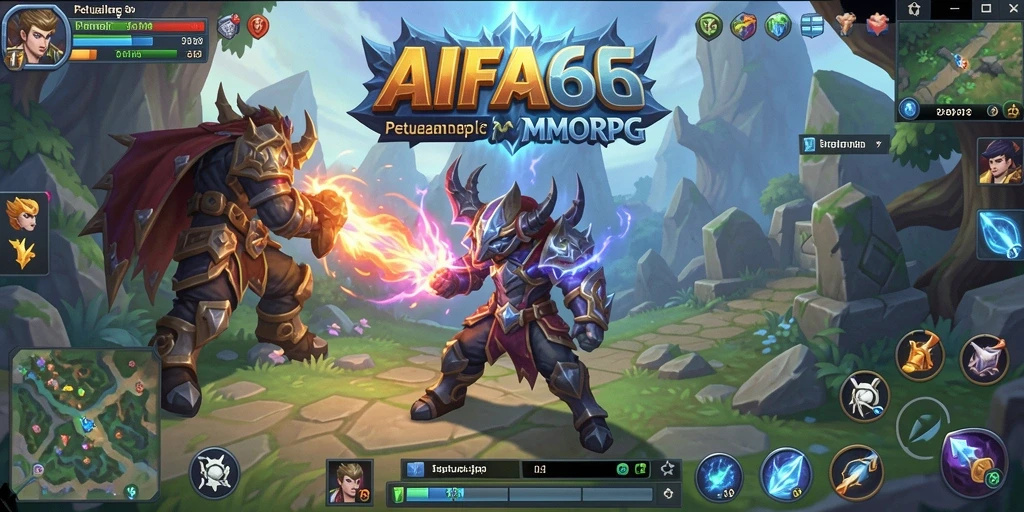 Tampilan gameplay AIFA66 yang menakjubkan dalam petualangan MMORPG.
