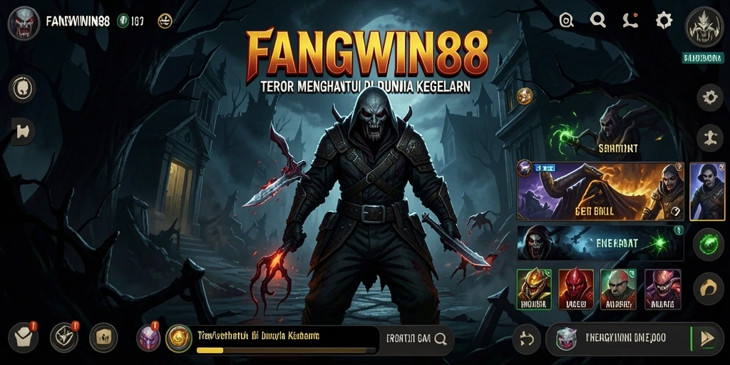 Screenshot gameplay yang menampilkan suasana Horror yang mencekam.