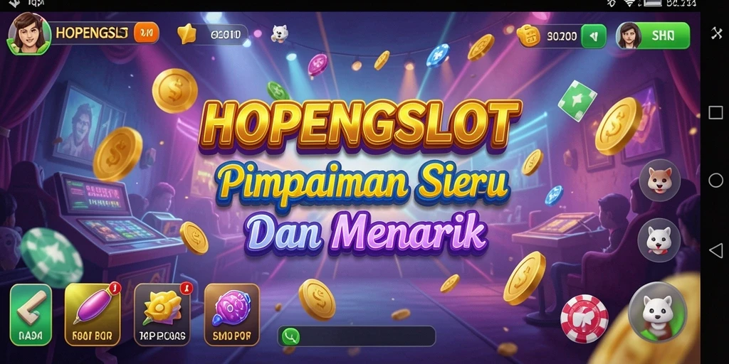 Tampilan gameplay HOPENGSLOT dengan berbagai tantangan seru.