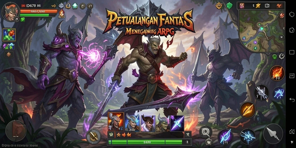 Tampilan gameplay seru dan penuh aksi dari ID678.
