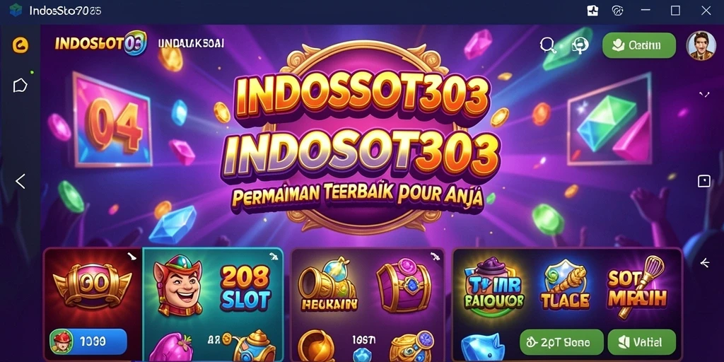 Tampilan gameplay INDOSLOT303 yang seru dan mengasyikkan.