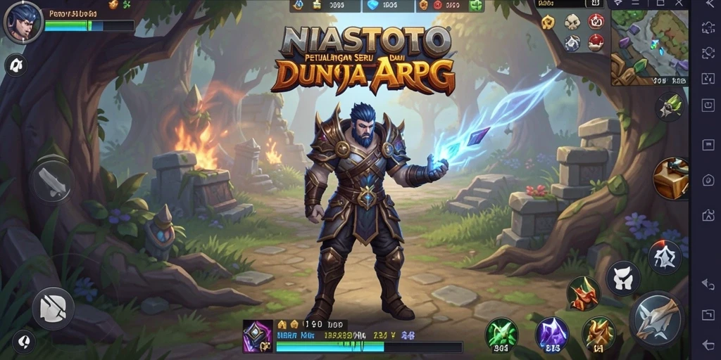 Tampilan gameplay seru NIASTOTO dengan aksi ARPG yang mendebarkan.
