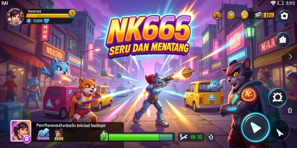 Screenshot gameplay NK666 yang menampilkan aksi seru dalam permainan Arcade.