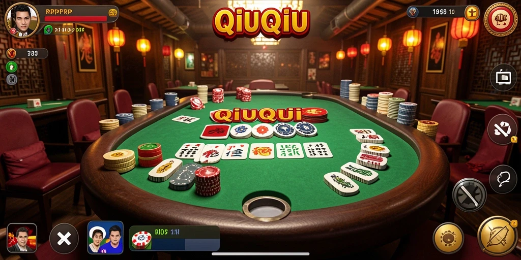 Tampilan gameplay QiuQiu yang menegangkan di RPRPRP.