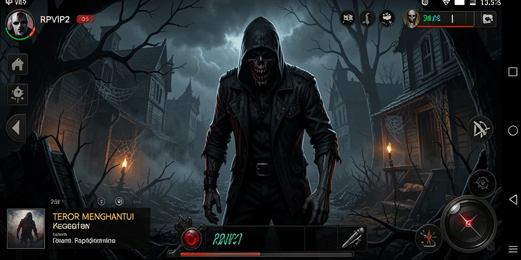 Menampilkan gameplay menegangkan di dunia yang penuh dengan kegelapan.