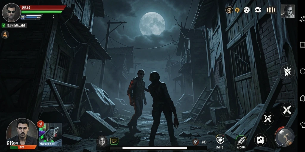 Gameplay mencekam dalam RR44, saat menghadapi makhluk kegelapan.
