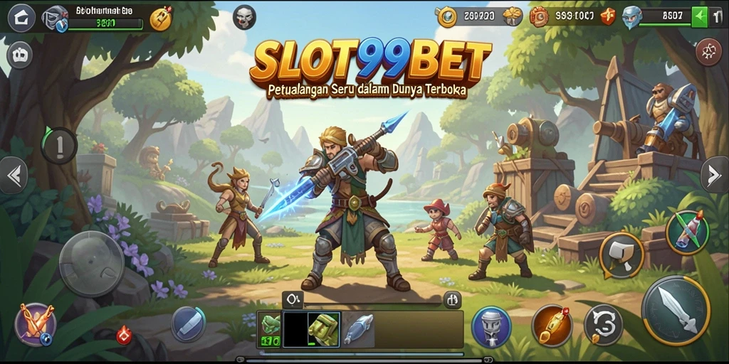 Gameplay SLOT99BET dengan eksplorasi dunia Open World.