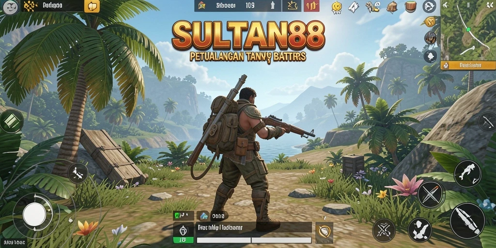 Tangkapan layar gameplay <strong>SULTAN88</strong> menggambarkan dunia terbuka yang luas dan menarik.